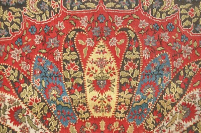 Lot 386 - A woollen square shawl, French, circa 1840,...