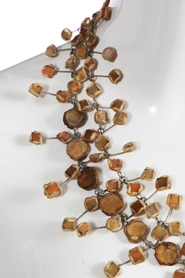 Lot 54 - A Line Vautrin glass and talosel necklace, circa 1955