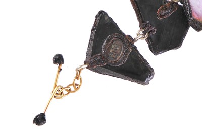 Lot 57 - A Line Vautrin glass and talosel bracelet, circa 1960