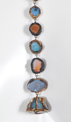 Lot 58 - A Line Vautrin glass and talosel necklace, circa 1955