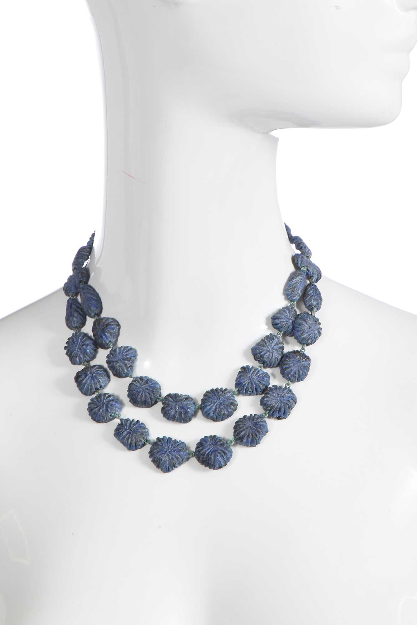 Lot 59 - A Line Vautrin glass and talosel necklace, circa 1955
