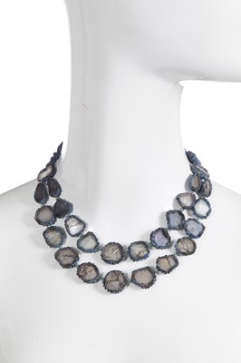 Lot 59 - A Line Vautrin glass and talosel necklace, circa 1955