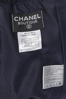 Lot 30 - A Chanel by Karl Lagerfeld beaded and embroidered chiffon and wool dress, Autumn-Winter 1997-98