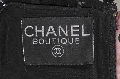 Lot 237 - A Chanel by Karl Lagerfeld black faille and lace cocktail dress, Spring-Summer 1988