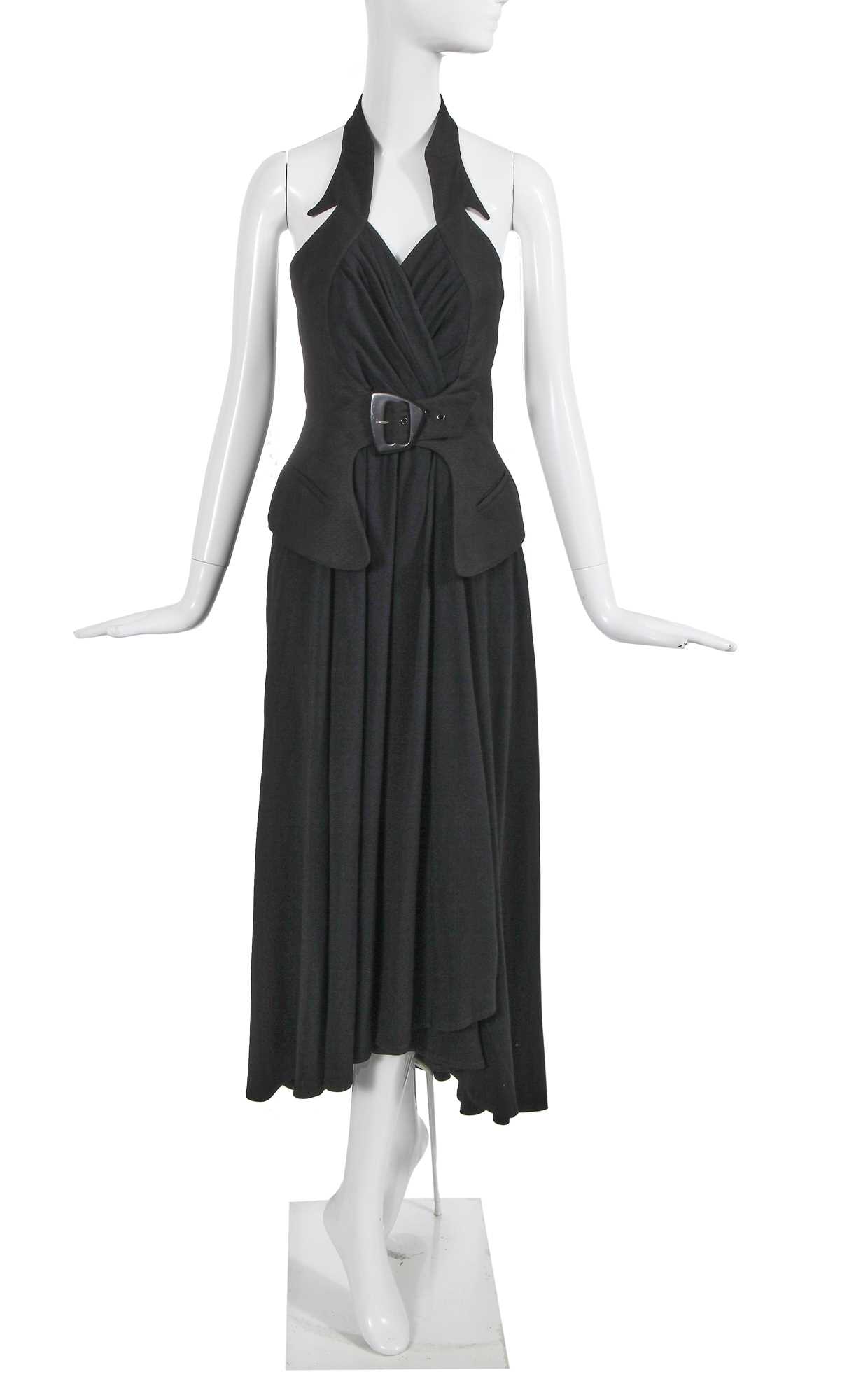 Lot 225 - A Thierry Mugler black evening dress, Cruise collection 1993