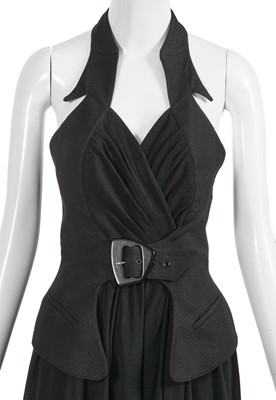 Lot 225 - A Thierry Mugler black evening dress, Cruise collection 1993