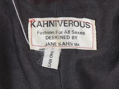 Lot 151 - A Kahniverous men's red acetate jacket, early 1980s