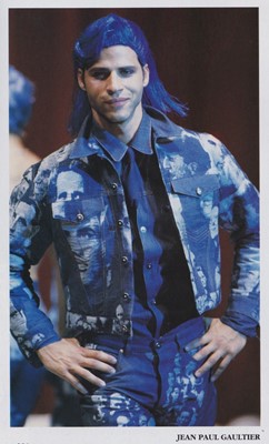 Lot 107 - A Jean Paul Gaultier denim ensemble, ‘Les Classiques Gaultier Revistiés/Les Andro Jeans’ collection, Spring-Summer 1993