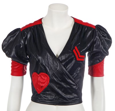 Lot 681 - An early Mr Freedom ciré jersey wrap top, circa 1969