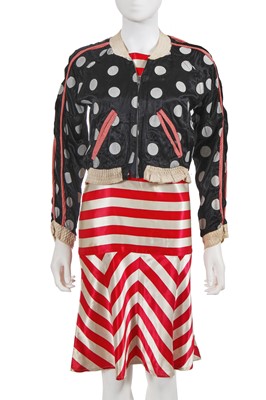 Lot 674 - A Mr Freedom satin ensemble, 1970s