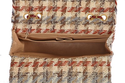 Lot 34 - A Chanel by Karl Lagerfeld tweed flap bag, 1980s