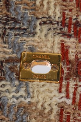 Lot 34 - A Chanel by Karl Lagerfeld tweed flap bag, 1980s