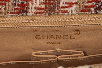 Lot 34 - A Chanel by Karl Lagerfeld tweed flap bag, 1980s