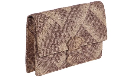 Lot 43 - A Cartier woven wool bag, 1930s