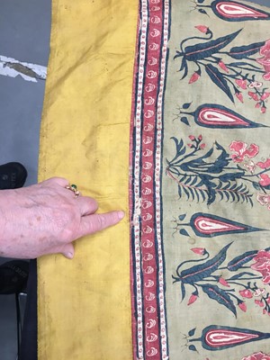 Lot 541 - A fine Palampore coverlet, Indian for the European market, probably first half of 18th century