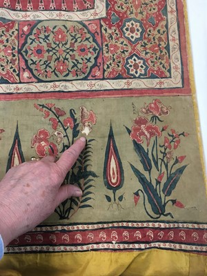 Lot 541 - A fine Palampore coverlet, Indian for the European market, probably first half of 18th century