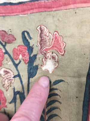 Lot 541 - A fine Palampore coverlet, Indian for the European market, probably first half of 18th century