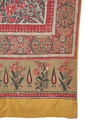 Lot 541 - A fine Palampore coverlet, Indian for the European market, probably first half of 18th century