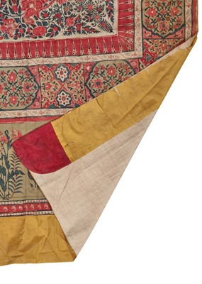 Lot 541 - A fine Palampore coverlet, Indian for the European market, probably first half of 18th century