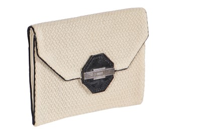Lot 46 - An Hermès zig-zag corded evening purse, 1930s