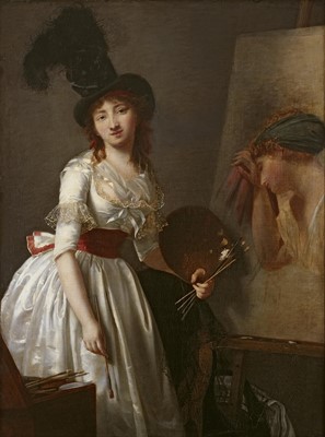Lot 515 - A fine and rare woman's hat, French, 1790-92