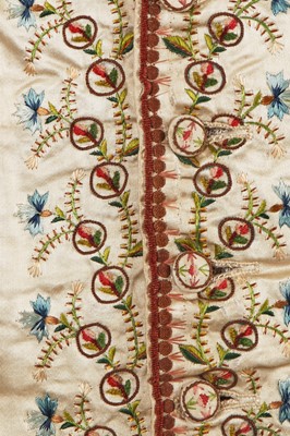 Lot 180 - Two embroidered waistcoats, 1770, 1850