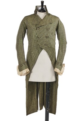 Lot 178 - A rare 'Incroyables' coat circa 1795
