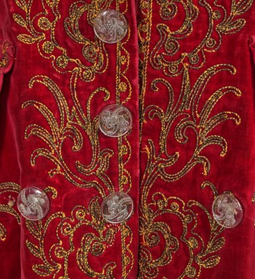 Lot 170 - Two men's 18th century style fancy dress outfits, late 19th century