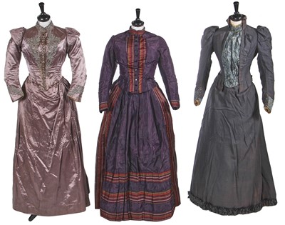 Lot 814 - Three late Victorian dresses