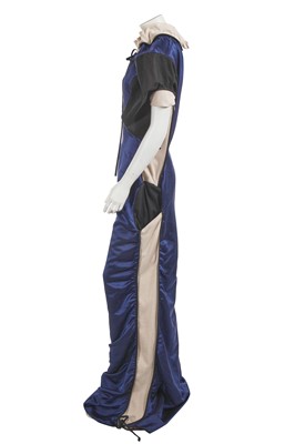 Lot 351 - A Vivienne Westwood blue silk satin dress, 'Street Theatre' collection, Spring-Summer 2003