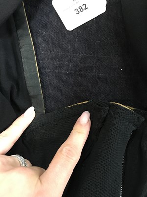 Lot 382 - An Alexander McQueen black crêpe georgette bustier, 'Scanners' collection, Autumn-Winter 2003-04