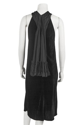 Lot 354 - A Jean Paul Gaultier black velvet and chiffon dress, 'Sleepy Hollow' collection, Autumn-Winter 2006-07