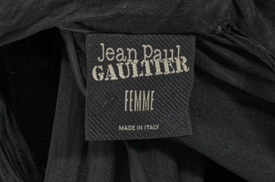 Lot 354 - A Jean Paul Gaultier black velvet and chiffon dress, 'Sleepy Hollow' collection, Autumn-Winter 2006-07