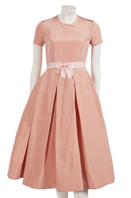 Lot 404 - A Giles Deacon pink faille cocktail dress, 2000s