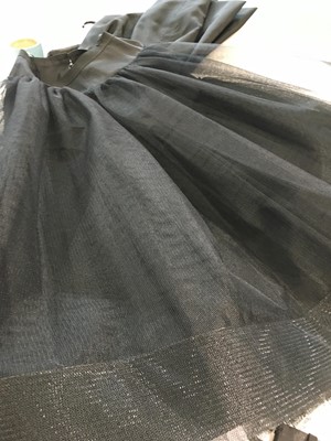 Lot 430 - A Christian Dior haute couture black faille 'Amour' cocktail dress, 'A-line', Spring-Summer 1955