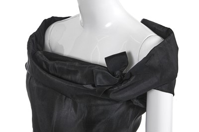 Lot 430 - A Christian Dior haute couture black faille 'Amour' cocktail dress, 'A-line', Spring-Summer 1955