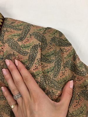 Lot 445 - A fine Elsa Schiaparelli haute couture brocaded silk evening jacket, Spring-Summer 1939