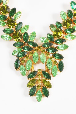 Lot 428 - A necklace and bracelet, attributed to Christian Dior, late 1950s