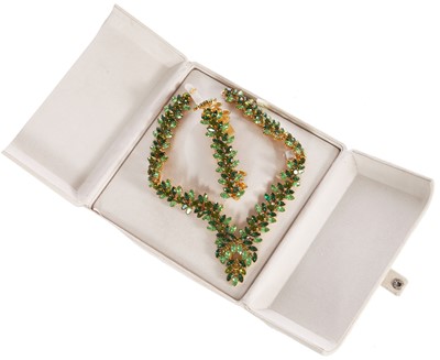 Lot 428 - A necklace and bracelet, attributed to Christian Dior, late 1950s