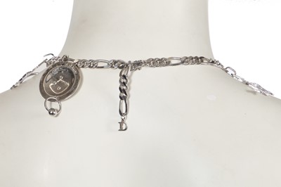 Lot 246 - A Christian Dior by John Galliano metal charm necklace, 2000s