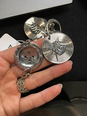 Lot 246 - A Christian Dior by John Galliano metal charm necklace, 2000s