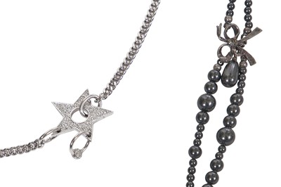 Lot 248 - A Christian Dior by John Galliano necklace and two bracelets, 2000s