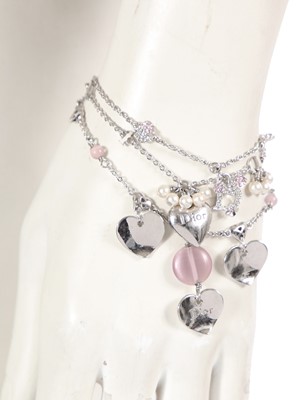 Lot 249 - A Christian Dior by John Galliano necklace and three bracelets, 2000s