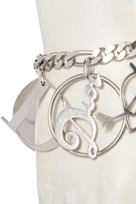 Lot 251 - A Christian Dior by John Galliano metal charm bracelet, 2000s