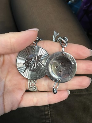 Lot 251 - A Christian Dior by John Galliano metal charm bracelet, 2000s