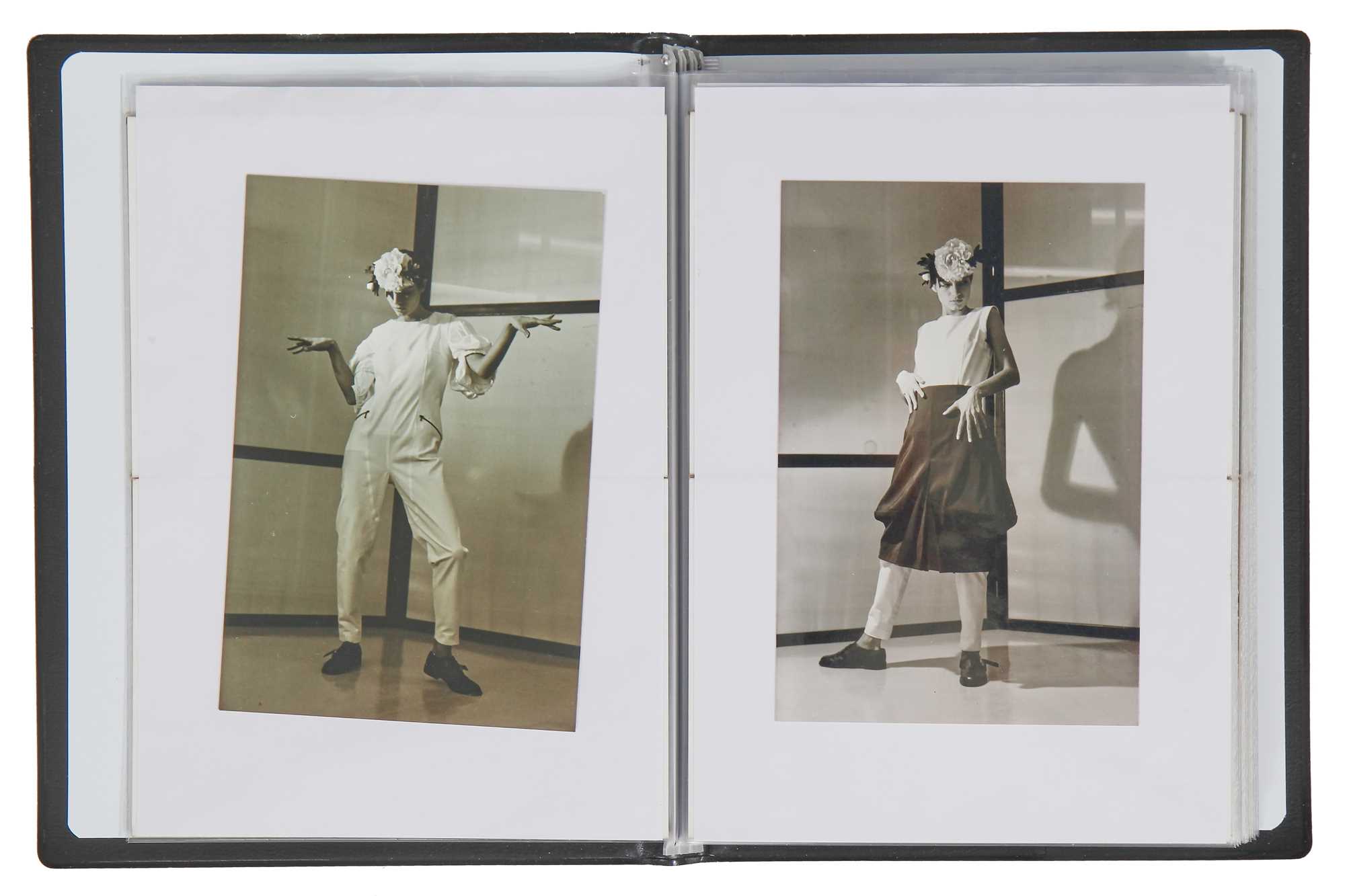 Lot 200 - A studio photo album of John Galliano's 'Greek Widows' collection, Spring-Summer 1990