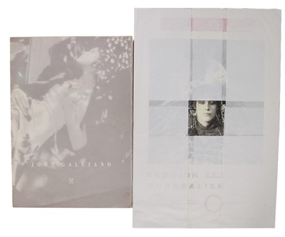 Lot 580 - A John Galliano signed campaign catalogue, 'Hairclips' collection, Autumn-Winter 1988-89
