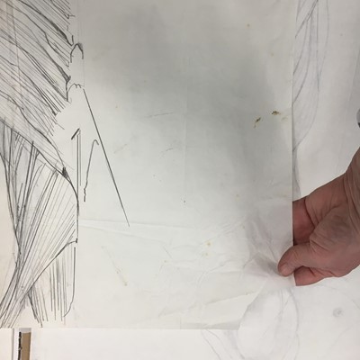 Lot 199 - Julie Verhoeven for John Galliano anatomical drawings and fashion illustrations for A/W 1990-91 and S/S 1991