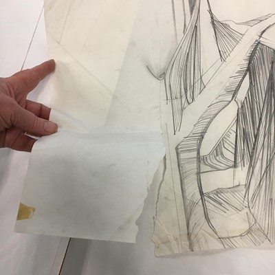 Lot 199 - Julie Verhoeven for John Galliano anatomical drawings and fashion illustrations for A/W 1990-91 and S/S 1991