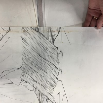 Lot 199 - Julie Verhoeven for John Galliano anatomical drawings and fashion illustrations for A/W 1990-91 and S/S 1991